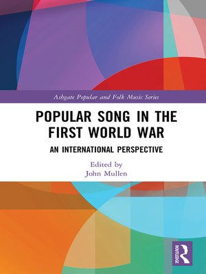 cover image of Popular Song in the First World War